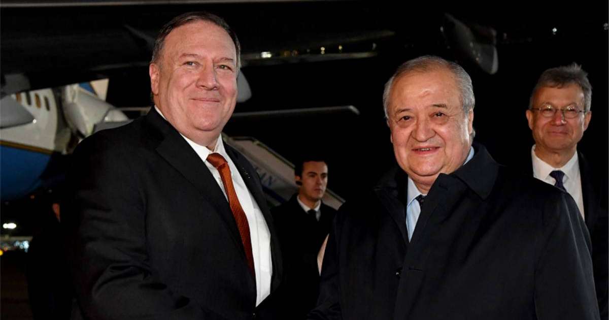 Помпео Ташкентке "С5 + 1" форматы аясында өтетін жиынға барды