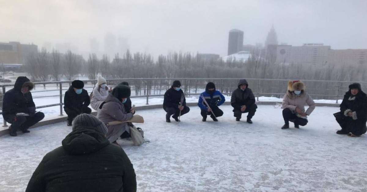 Нұр-Сұлтан мен Шымкентте де белсенділер орталыққа жиналды