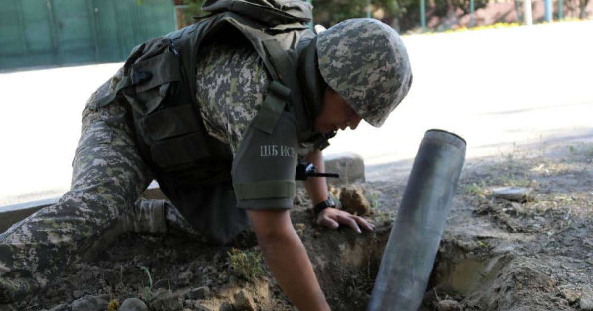 қалада 90 тонна оқ-дәрі қалды