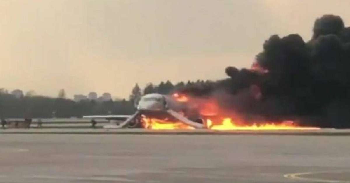 Мәскеудегі ұшақ апаты: 41 адам қаза болды