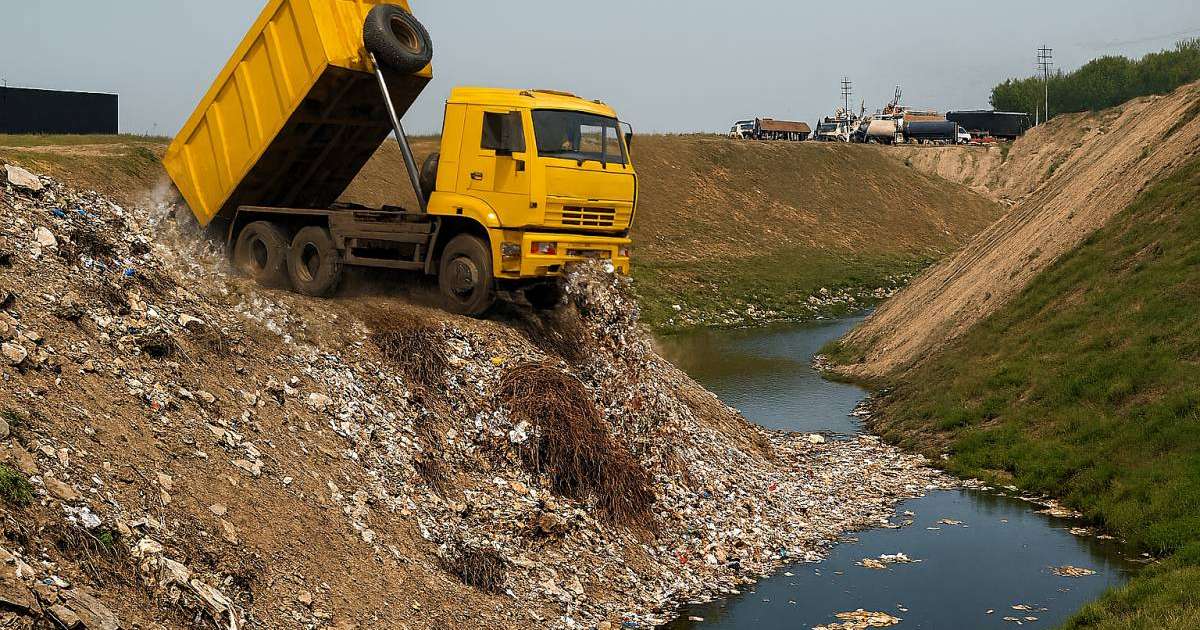 Тереңқараны тұрмыстық қалдыққа толтырған кім?