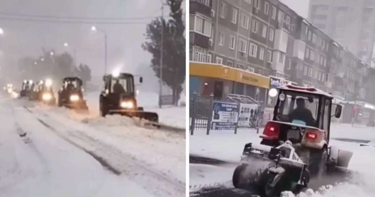 Павлодарға "қыс келді": Қала көшелерін қар басып қалған (видео)