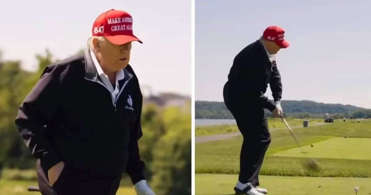 Трамптың қазақстандық орындаушы Скриптониттің әнімен гольф ойнап жатқан видеосы тарады