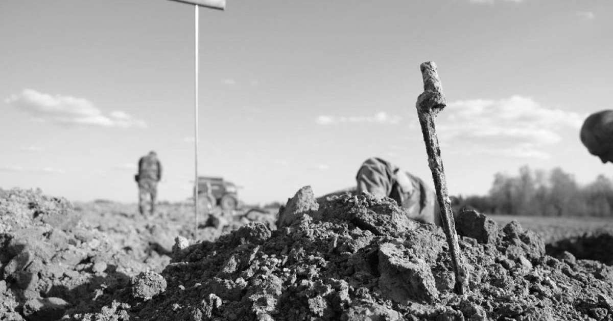 俄罗斯境内二战战场遗址现哈萨克士兵遗骨 曾有数千战士在此牺牲