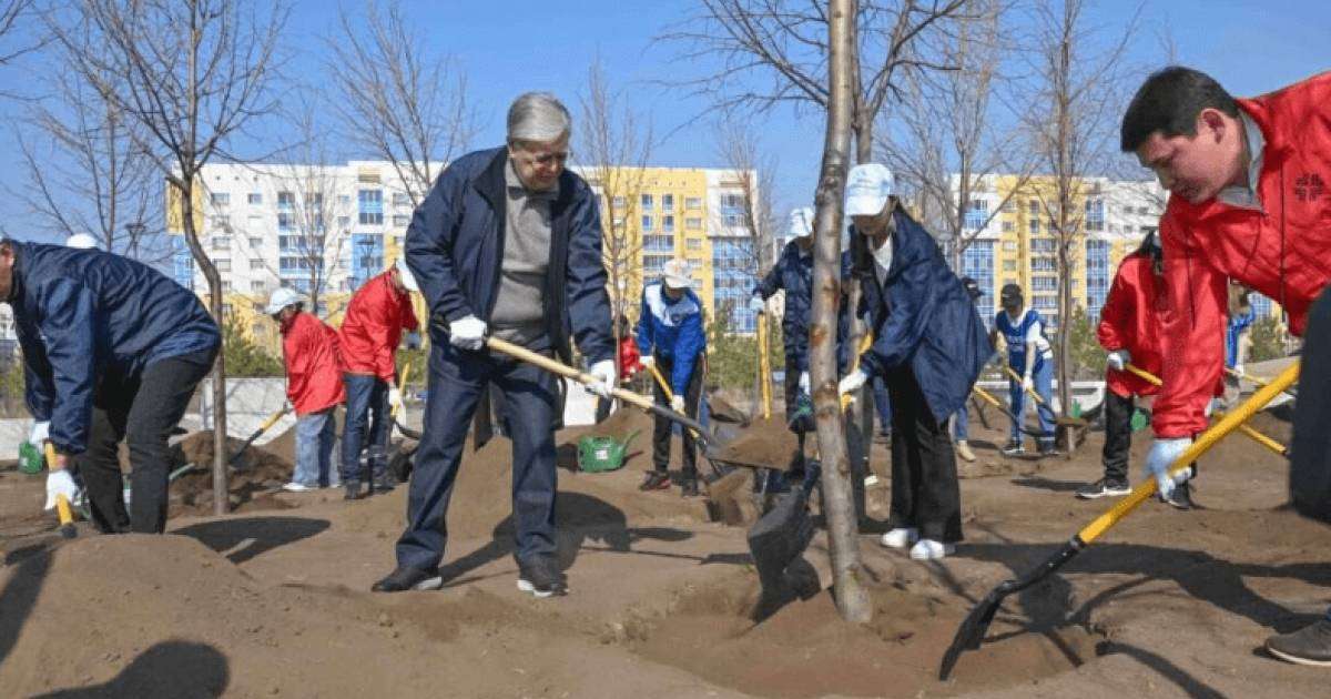 Президент Қасым-Жомарт Тоқаев елордада сенбілікке қатысты