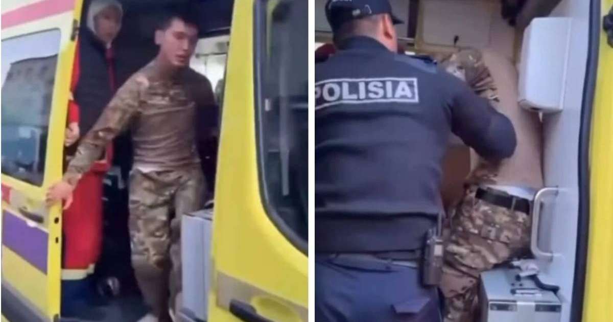 Атырауда полиция формасын киген мас ер адам жедел жәрдемде төбелес шығарды