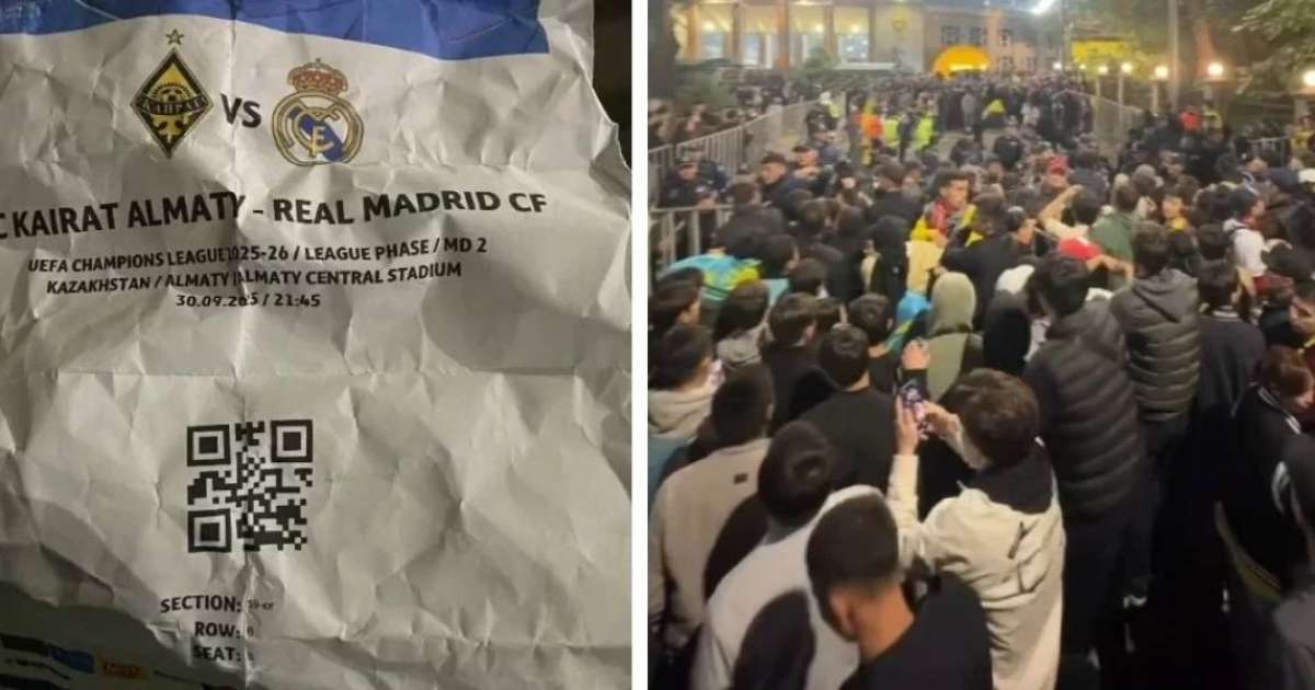 Жанкүйерлер "Қайрат" – "Реал" матчына билет сатып алып, ойынға кіре алмағанын айтып шағымданды