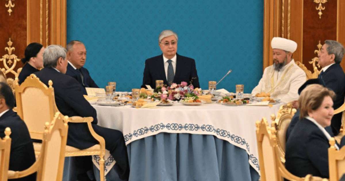 Президент Тоқаев Ақордада ауызашар берді