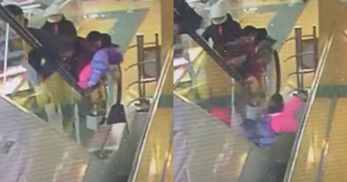 Оралда ана 9 айлық қызын эскалатордан құлатып алды