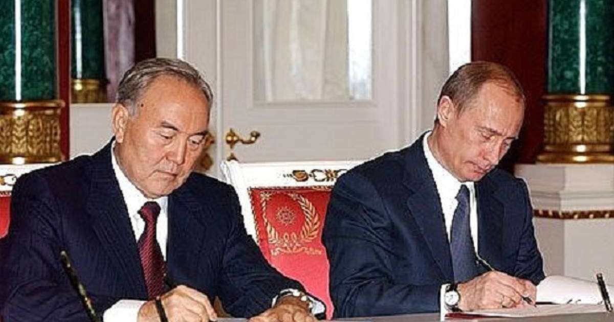 Назарбаевтың 2005 жылы Ресеймен шекара келісімі туралы сұхбаты
