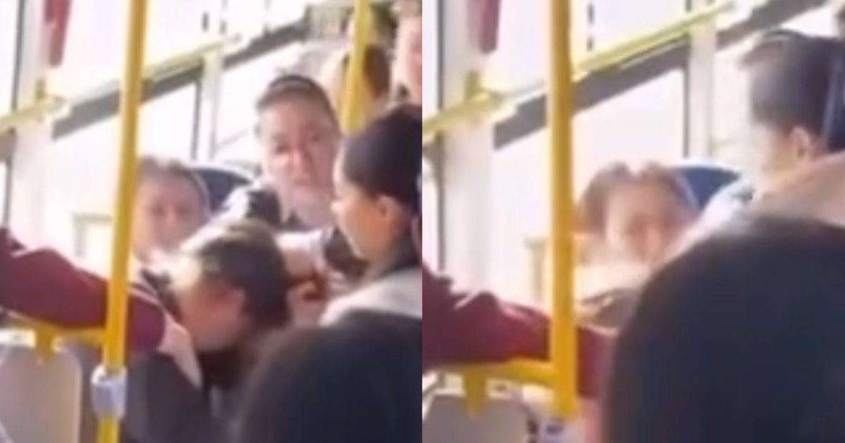 Автобуста жүкті әйелді тепкен келіншек жолаушылардың ашуын туғызды