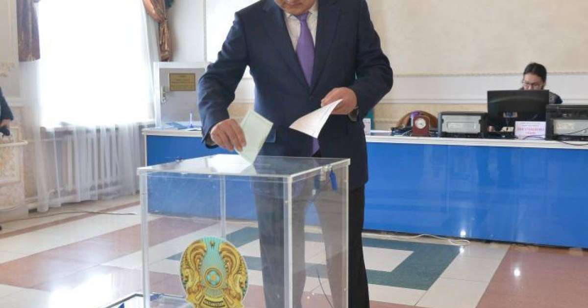 Бейбит Исабаев проголосовал на выборах