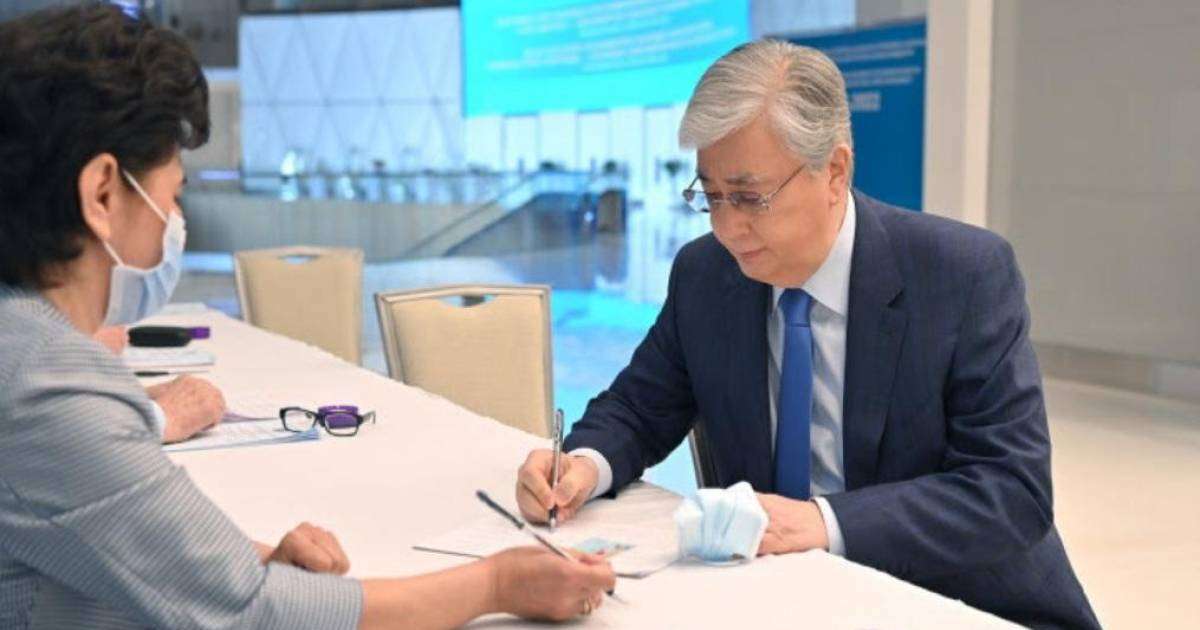 Президент сайлауда дауыс берді