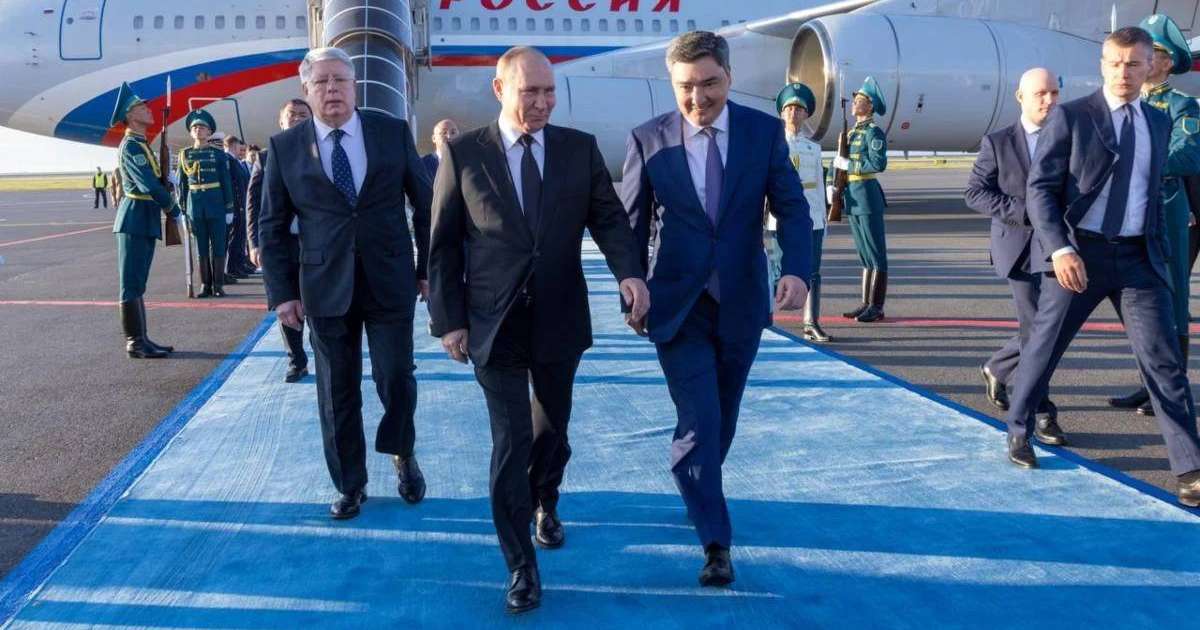 Путин Шанхай ынтымақтастық ұйымының саммитіне қатысу үшін Астанаға келді