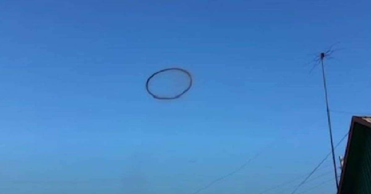 Аспандағы «портал»: Қазнетте видео тарап жатыр