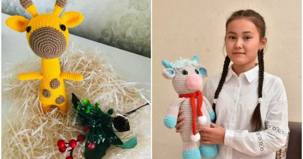 Үлгі алуға лайық! Ақтөбеде оқушы қыз қуыршақ тоқып, ай сайын 100 мың тауып жүр