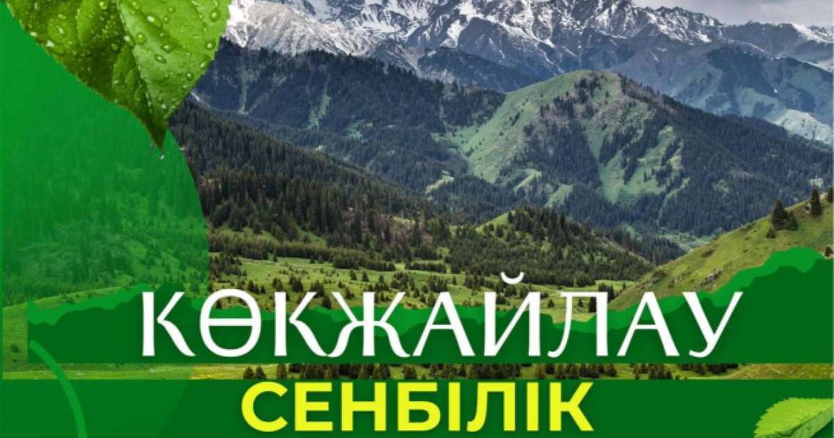 Көкжайлауда кезекті экологиялық сенбілік өтті