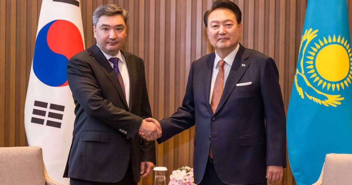 Олжас Бектенов пен Корея Президенті Юн Сок Ёль бірлескен қазақ-корей жобаларын іске асыру мәселелерін талқылады