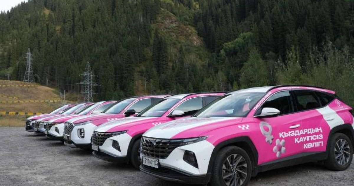 Жаңа адамдар Қауіпсіз әйелдер таксиі жобасының 7 бағытын іске қосты