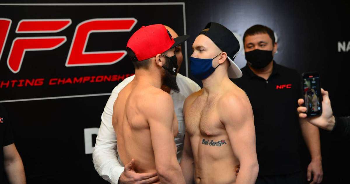 MMA жауынгерлері Naiza Fighting Championship 29 турнирінің алдында көз шақыстыру дуэлін өткізді
