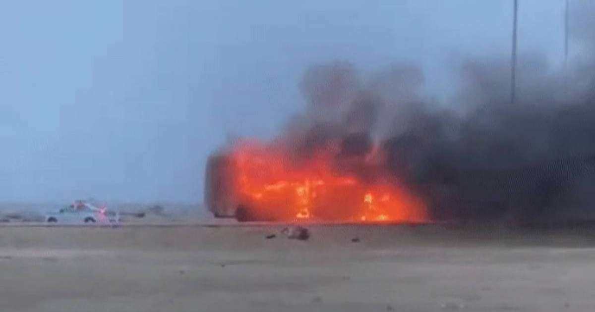 Жанып жатқан автобуста балалар болған: куәгерлер оқиғаның мән-жайын айтты