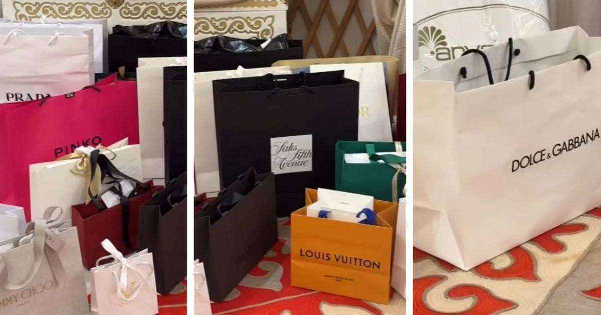 "Louis Vuitton, Jimmy Choo, Prada": Қарақат Әбілдина туған күніне келген сыйлықтарын көрсетті