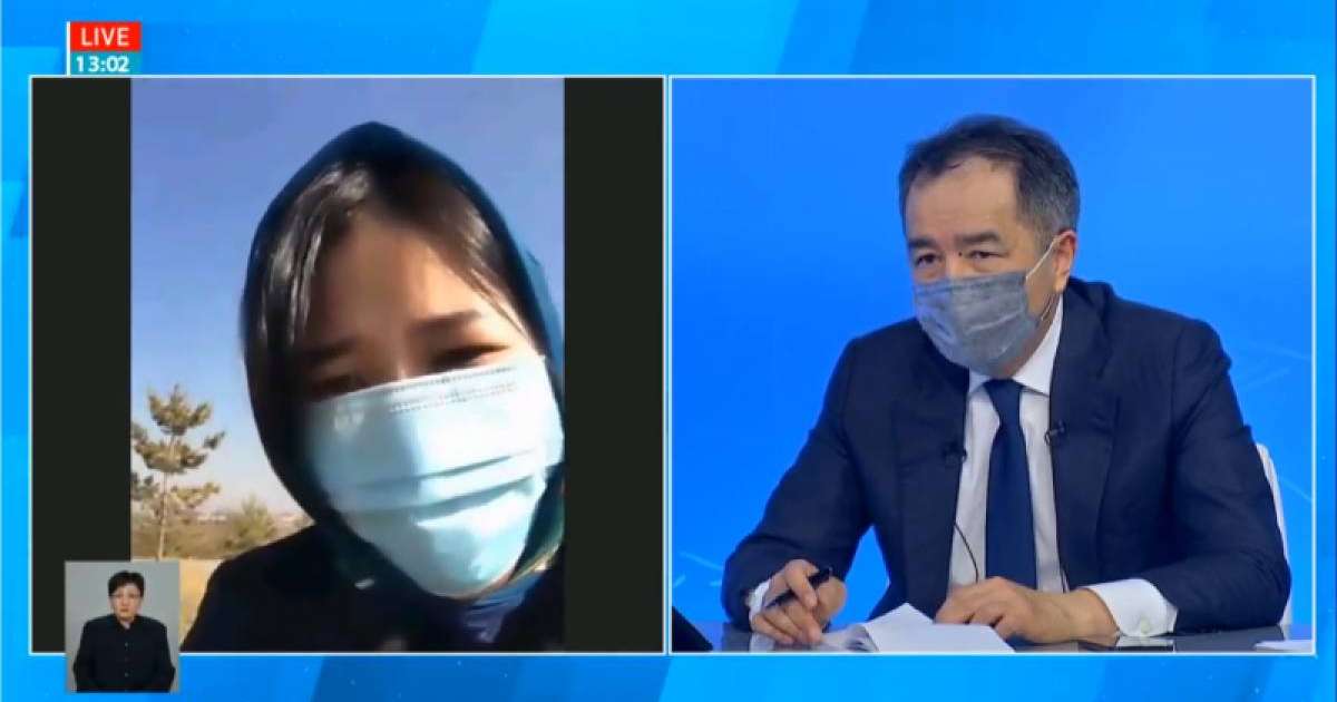 Сағынтаевқа сұрақ қойған алматылық ару жылап жіберді (видео)