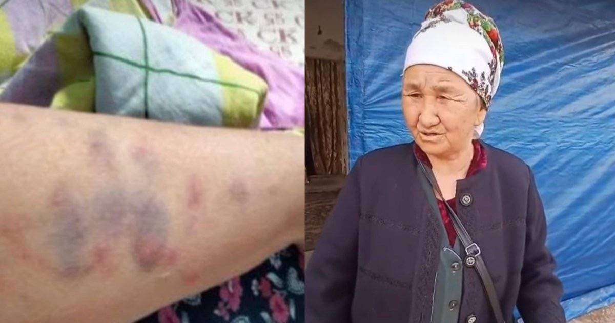 «Балам мен келінім аяусыз ұрып-соғады»: Туған ұлынан зәбір көрген қарт әжей көпшіліктен көмек сұрады (ВИДЕО)