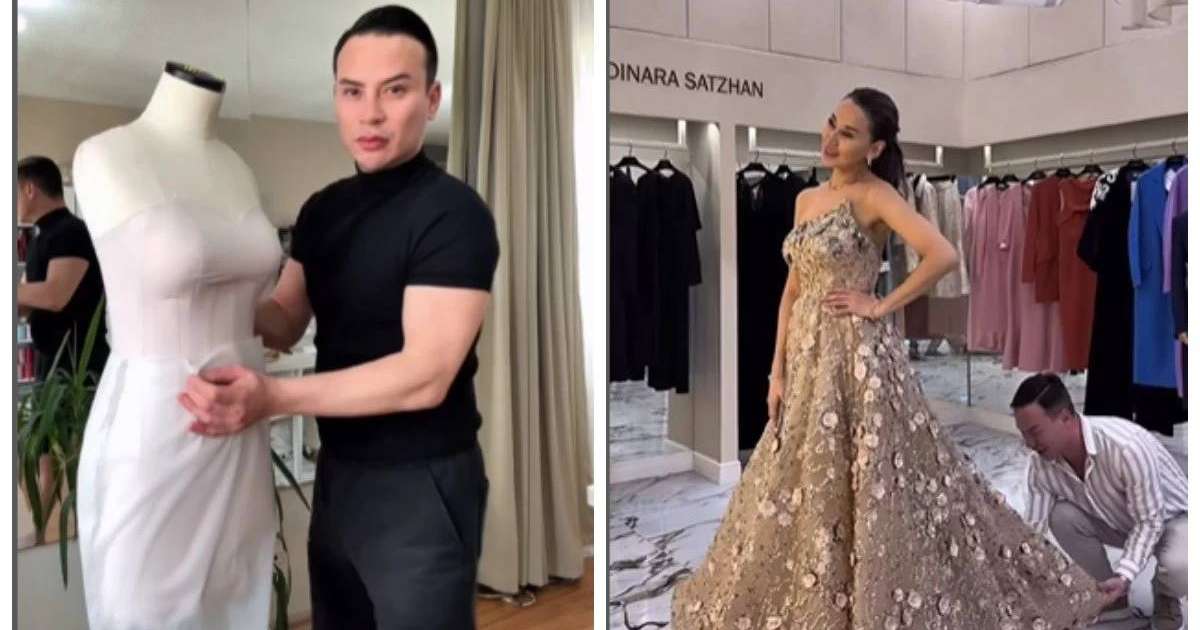 "Түнімен отырып тігіп едім": Динара Сәтжан Түркиядағы митингке байланысты өзінің той көйлегіне жете алмай қалды