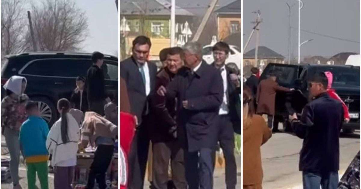 «Maybach-ты халық облыс әкімі келгенде ғана көреді»: Журналист Нұрлыбек Нәлібаевтың кортежін сынады (ВИДЕО)