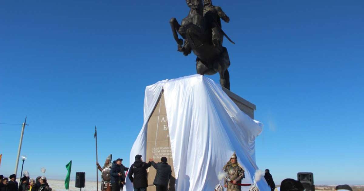 Алматы облысында Алдияр батырдың ескерткіші бой көтерді