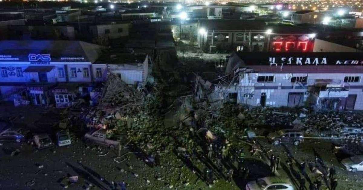 Ақтауда дәмханада жарылыс болды