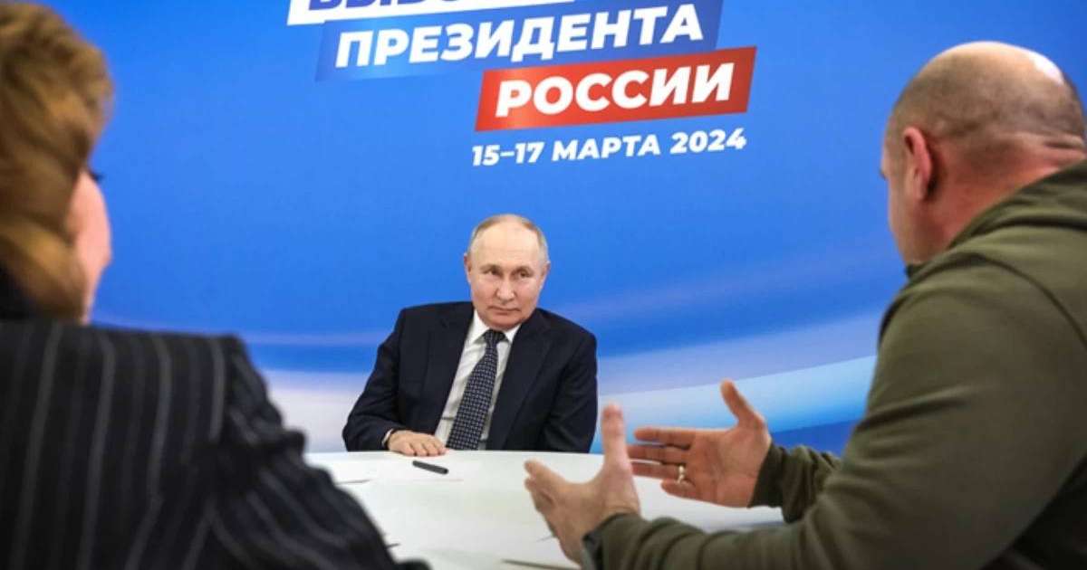 Путин президенттік сайлауға үміткер ретінде тіркелді
