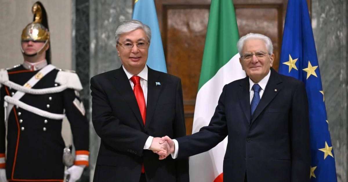 Тоқаев Италия президентімен келіссөздер жүргізді