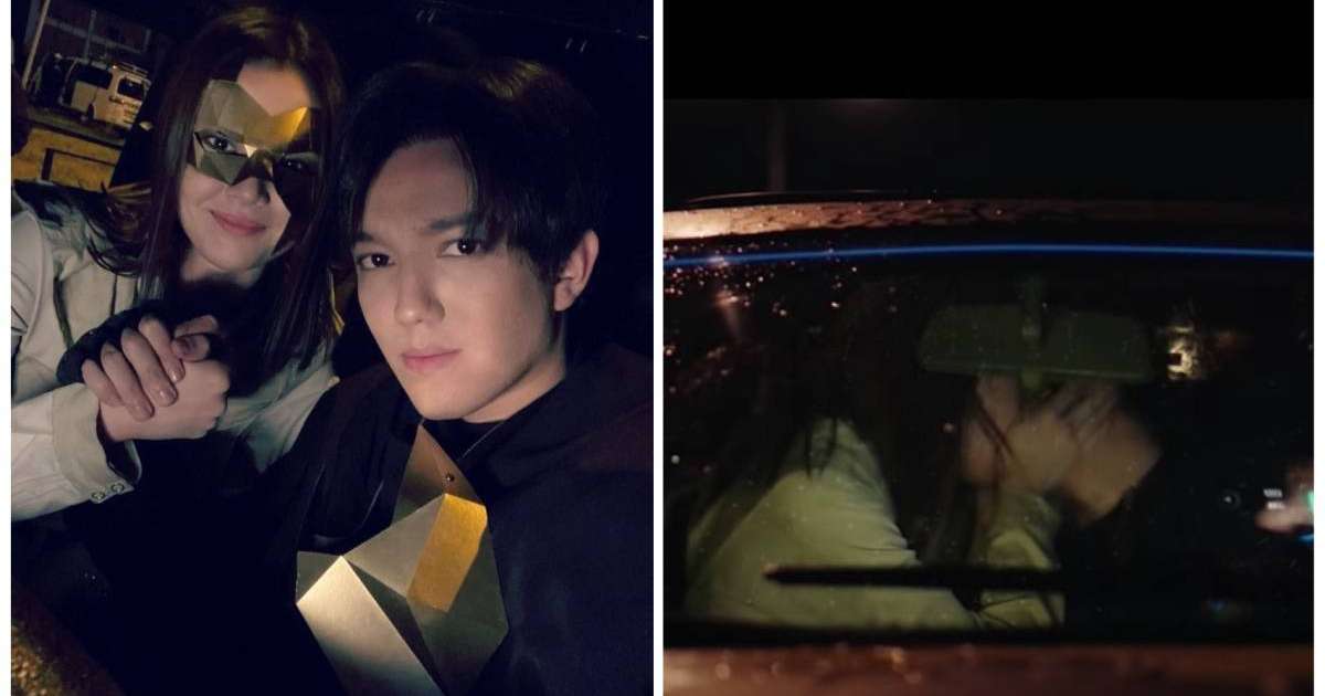 "Талып қала жаздадым". Сүйіктісі Димаштың ернінен сүйіп алды (видео)