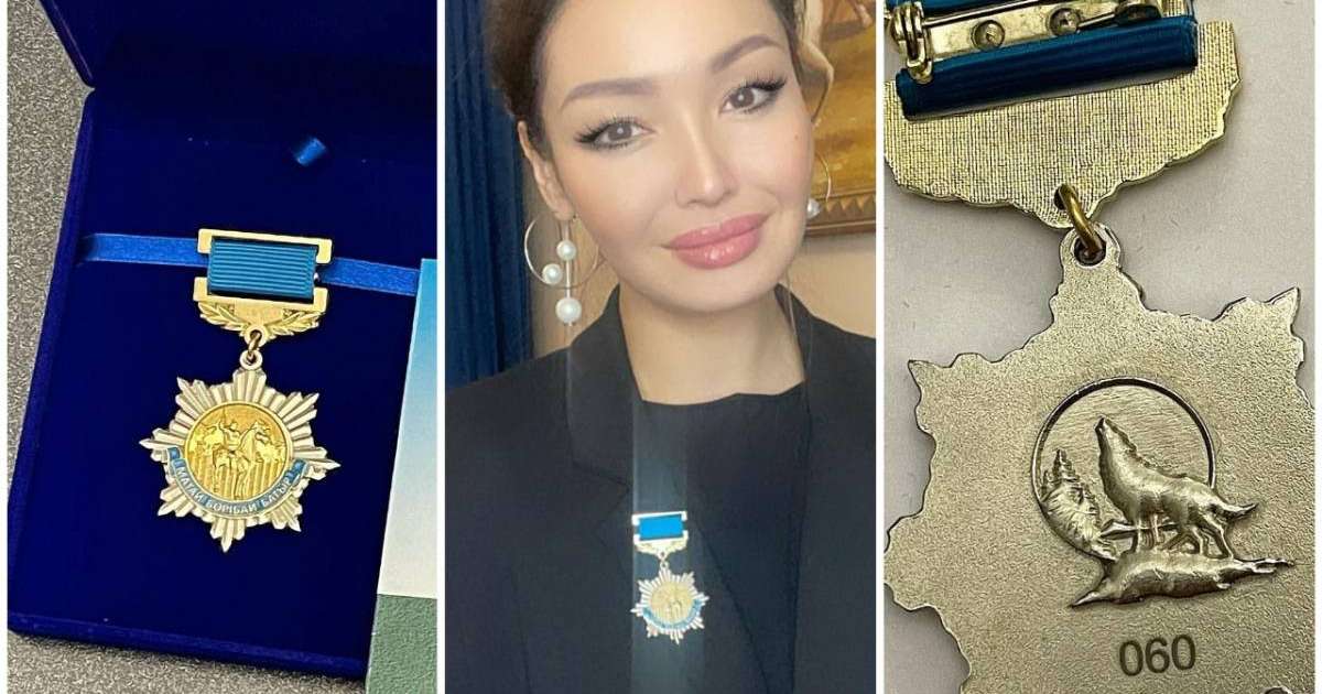 Ұлттық рухты көтергені үшін: Аша Матайға медаль тағылды