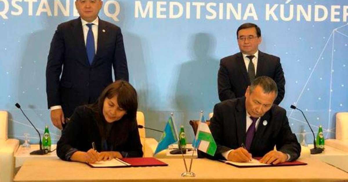 突厥斯坦州同塔什干州签署医疗领域合作备忘录