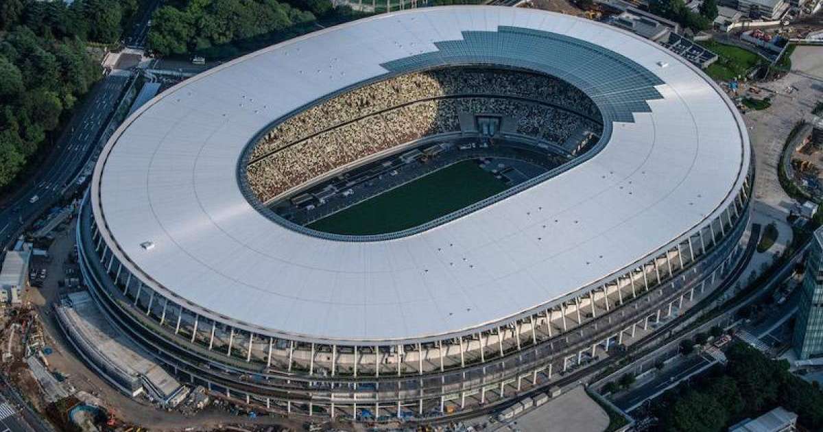 东京奥运会主场馆竣工