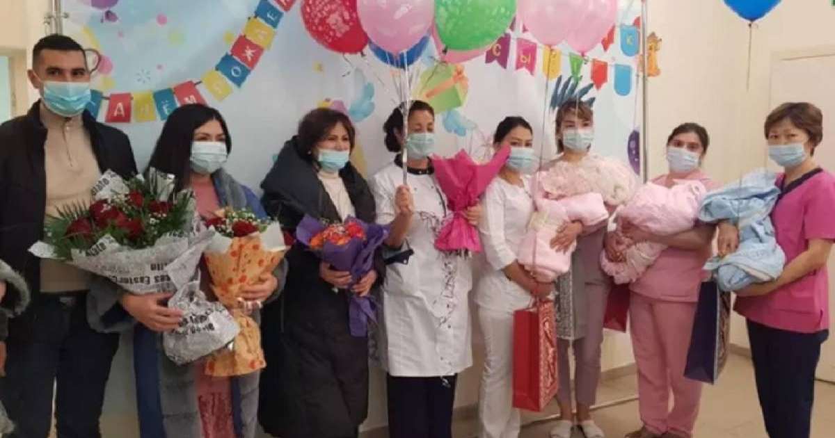 Ақтауда 25 жастағы келіншек төртемді дүниеге әкелді