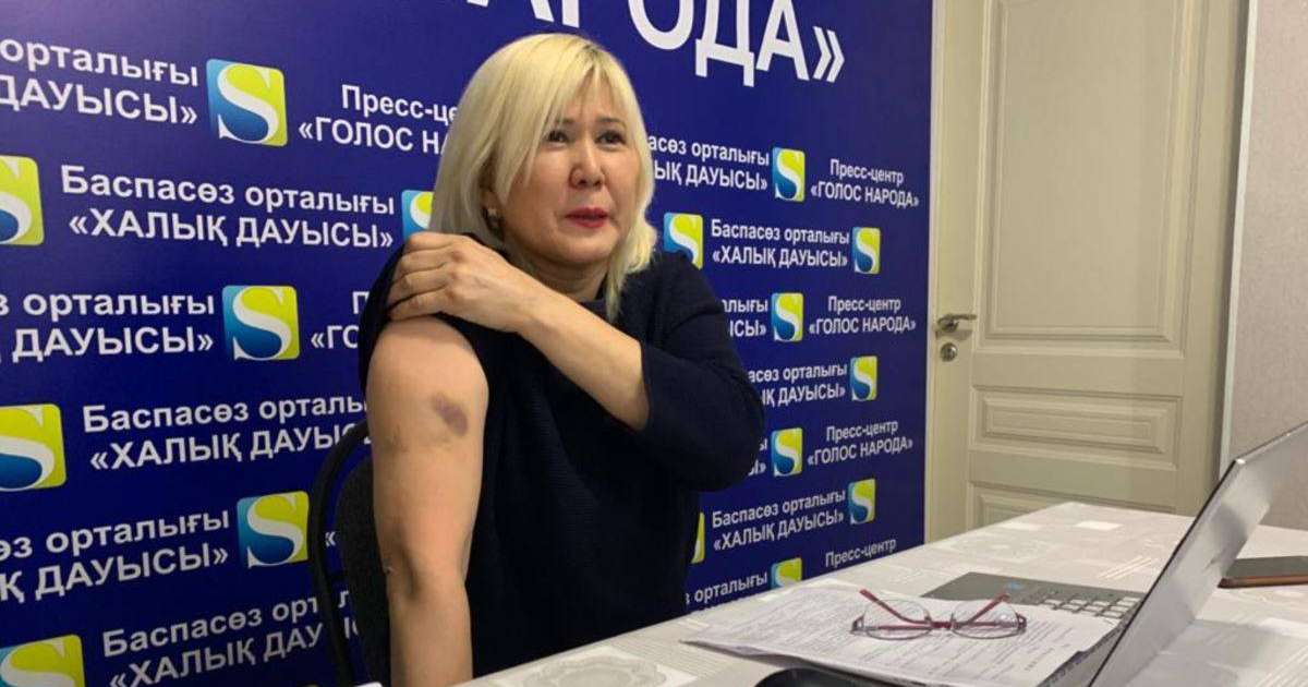 Қамаудан шыққан белсенді Закирова полиция қысымына шағымданды