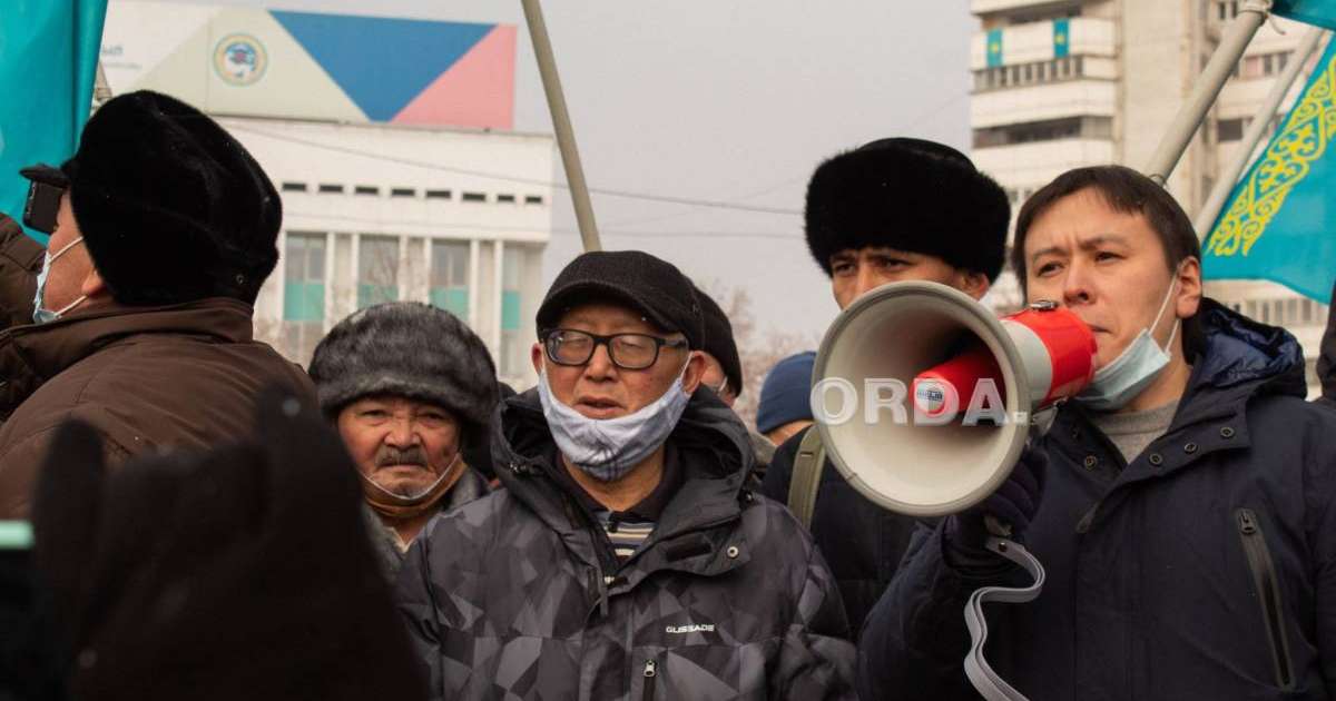 Мамай қарсылық шарасын өткізіп жатыр