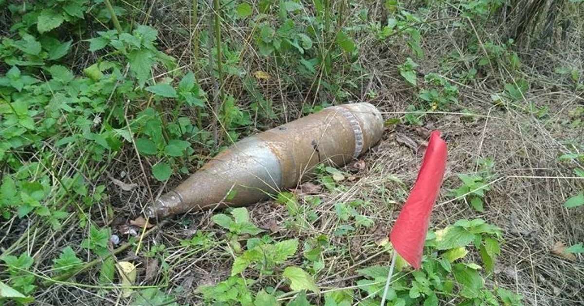 Серуендеп жүріп снаряд тауып алды 