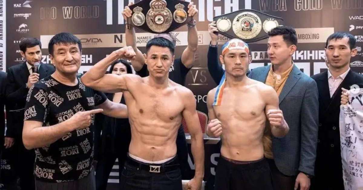 Кәсіпқой боксшы Жанқош Тұраров Алматыда өткен жекпе-жегінде екі титулды жеңіп алды