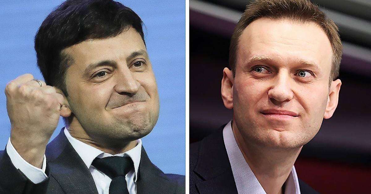 Зеленский мен Навальный Еуропаның ең ықпалды адамдарының қатарына кірді