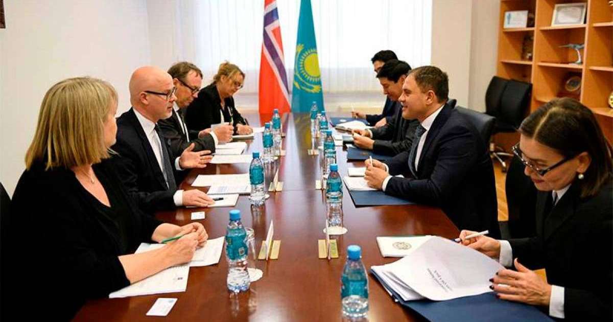 哈萨克斯坦-挪威外交部磋商会议在首都举行