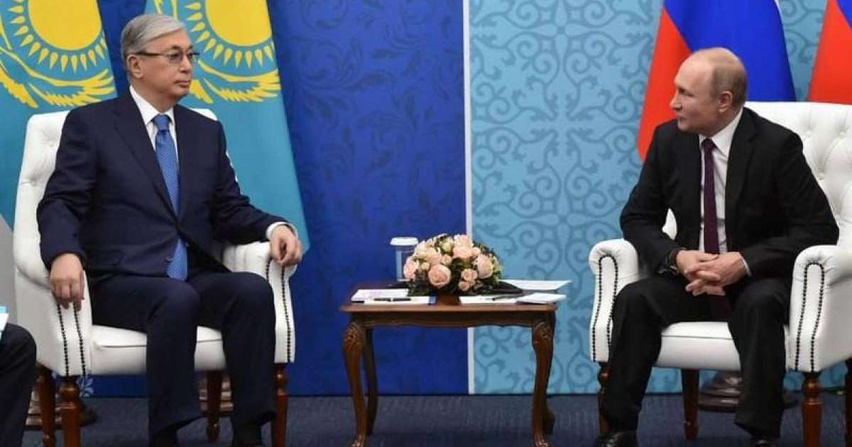 托卡耶夫总统会见俄罗斯总统普京
