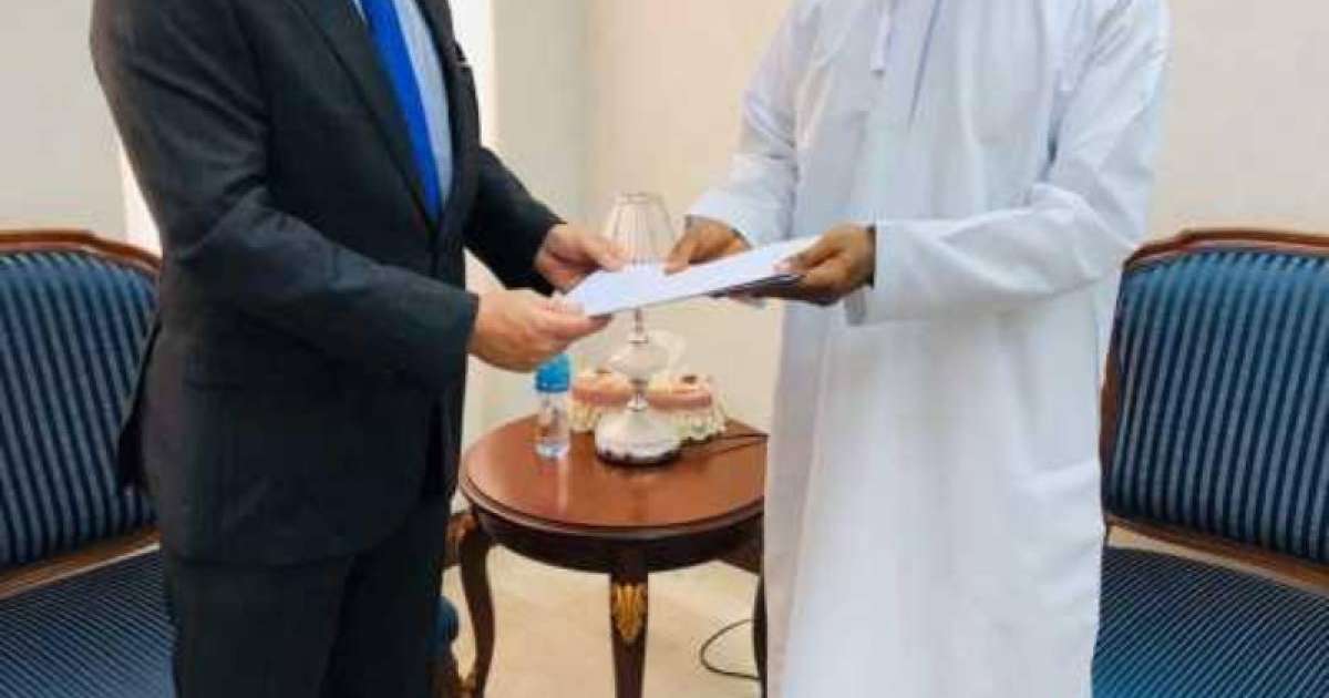 哈萨克斯坦大使会见阿曼外交部代表