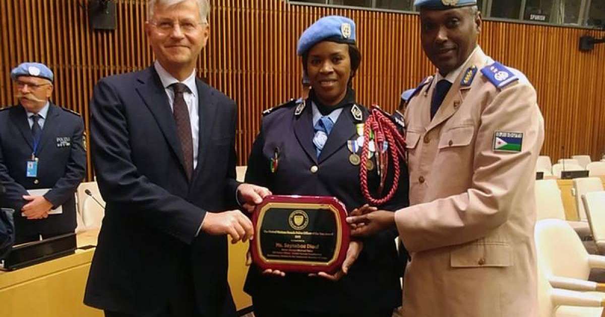 联合国颁发2019年度杰出维和女警察奖