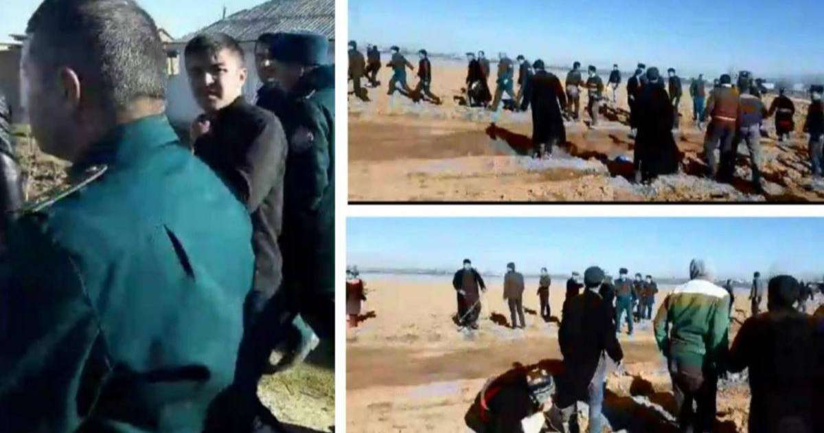 Өзбекстанда милиция мен махалла тұрғындары қақтығысты