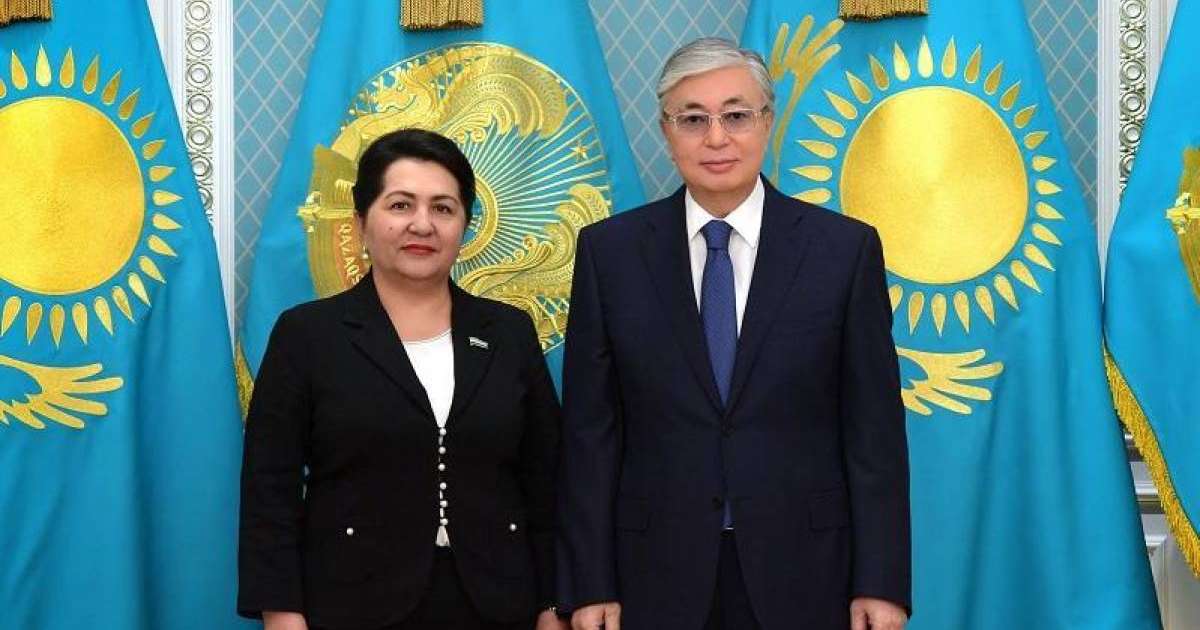 托卡耶夫会见乌兹别克斯坦参议院议长